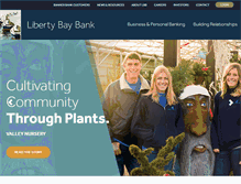 Tablet Screenshot of libertybaybank.com